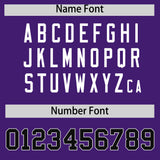 Custom Purple Classic Style Authentic Baseball Jersey