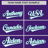 Custom Purple Classic Style Authentic Baseball Jersey