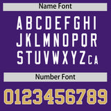 Custom Purple Classic Style Authentic Baseball Jersey