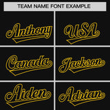 Custom Black Classic Style Authentic Baseball Jersey