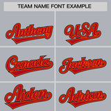 Custom Gray Classic Style Authentic Baseball Jersey