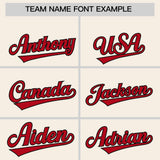 Custom Cream Classic Style Authentic Baseball Jersey