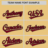 Custom Cream Classic Style Authentic Baseball Jersey