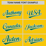 Custom Gold Classic Style Authentic Baseball Jersey