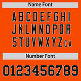 Custom Orange Classic Style Authentic Baseball Jersey