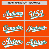 Custom Orange Classic Style Authentic Baseball Jersey
