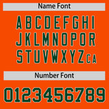 Custom Orange Classic Style Authentic Baseball Jersey