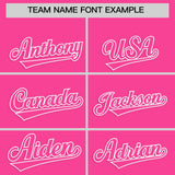 Custom Pink Classic Style Authentic Baseball Jersey
