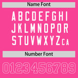 Custom Pink Classic Style Authentic Baseball Jersey