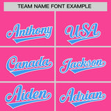 Custom Pink Classic Style Authentic Baseball Jersey