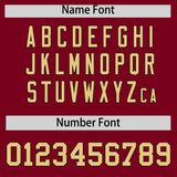 Custom Crimson Classic Style Authentic Baseball Jersey