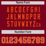 Custom Crimson Classic Style Authentic Baseball Jersey
