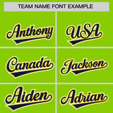 Custom Neon Green Classic Style Authentic Baseball Jersey