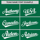 Custom Kelly Green Classic Style Authentic Baseball Jersey