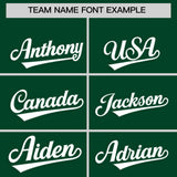 Custom Green Classic Style Authentic Baseball Jersey