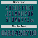 Custom Aqua Classic Style Authentic Baseball Jersey