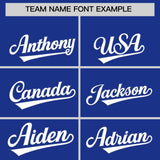 Custom Royal Classic Style Authentic Baseball Jersey