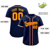 Custom Navy Classic Style Authentic Baseball Jersey