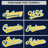 Custom Navy Classic Style Authentic Baseball Jersey