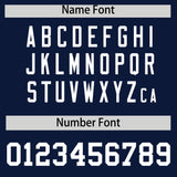 Custom Navy Classic Style Authentic Baseball Jersey