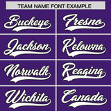 Custom Purple Classic Style Authentic Baseball Jersey