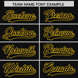 Custom Black Classic Style Authentic Baseball Jersey