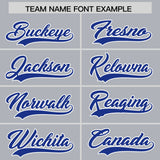 Custom Gray Classic Style Authentic Baseball Jersey