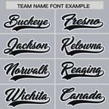 Custom Gray Classic Style Authentic Baseball Jersey