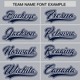 Custom Gray Classic Style Authentic Baseball Jersey