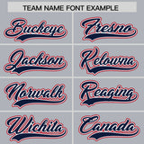 Custom Gray Classic Style Authentic Baseball Jersey