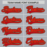 Custom Gray Classic Style Authentic Baseball Jersey