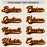Custom Cream Classic Style Authentic Baseball Jersey
