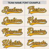 Custom Cream Classic Style Authentic Baseball Jersey