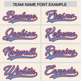 Custom Cream Classic Style Authentic Baseball Jersey