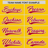 Custom Gold Classic Style Authentic Baseball Jersey