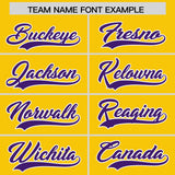 Custom Gold Classic Style Authentic Baseball Jersey