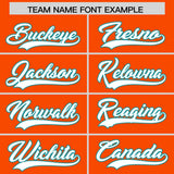 Custom Orange Classic Style Authentic Baseball Jersey
