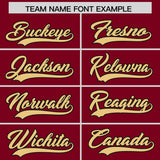 Custom Crimson Classic Style Authentic Baseball Jersey