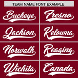 Custom Crimson Classic Style Authentic Baseball Jersey