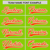Custom Neon Green Classic Style Authentic Baseball Jersey