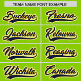 Custom Neon Green Classic Style Authentic Baseball Jersey