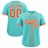 Custom Bright Green Classic Style Authentic Baseball Jersey