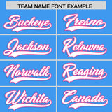 Custom Powder Blue Classic Style Authentic Baseball Jersey