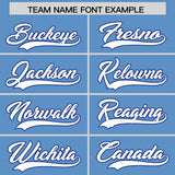 Custom Light Blue Classic Style Authentic Baseball Jersey