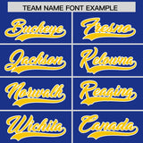 Custom Royal Classic Style Authentic Baseball Jersey
