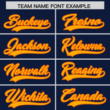 Custom Navy Classic Style Authentic Baseball Jersey