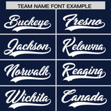 Custom Navy Classic Style Authentic Baseball Jersey