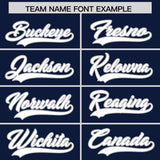 Custom Navy Classic Style Authentic Baseball Jersey