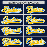Custom Navy Classic Style Authentic Baseball Jersey