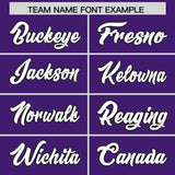 Custom Purple Classic Style Authentic Baseball Jersey